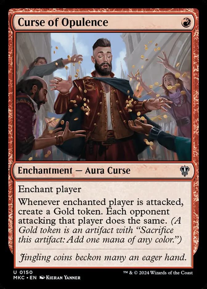 Card image of Curse of Opulence