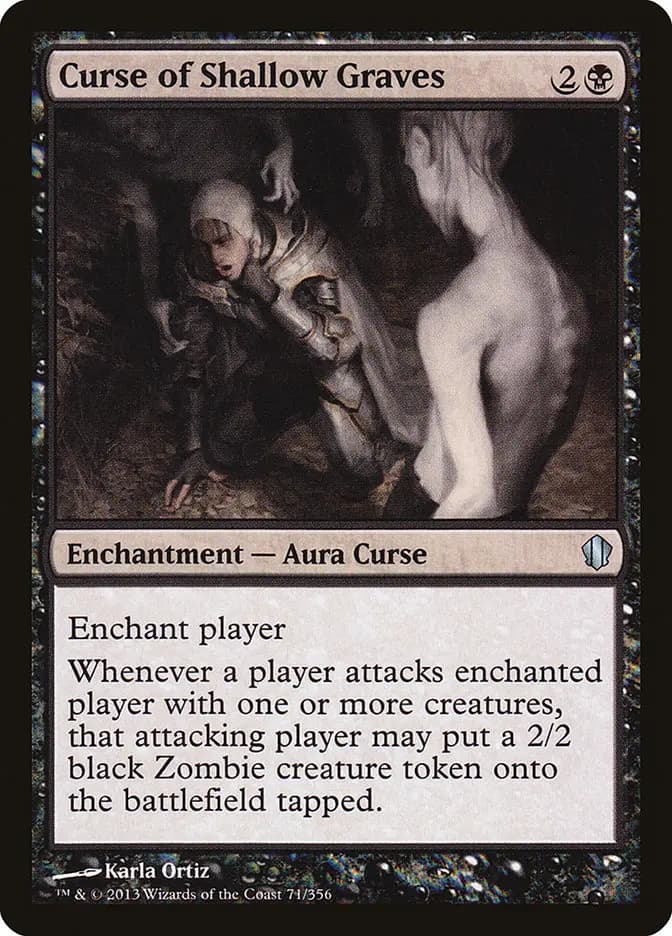 Card image of Curse of Shallow Graves