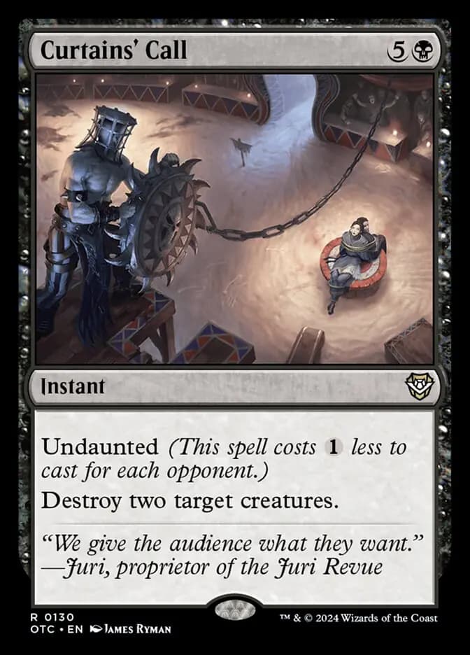 Card image of Curtains' Call