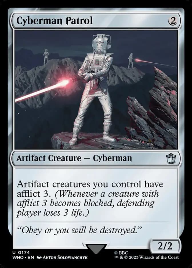 Card image of Cyberman Patrol