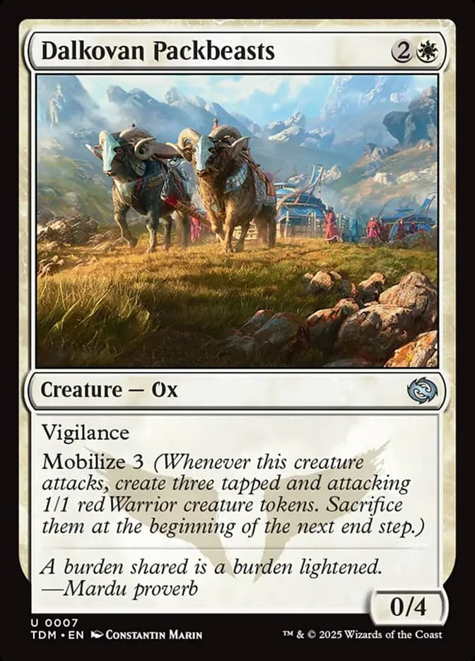 Card image of Dalkovan Packbeasts