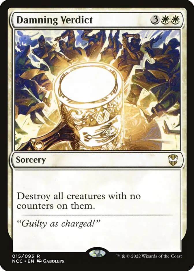 Card image of Damning Verdict