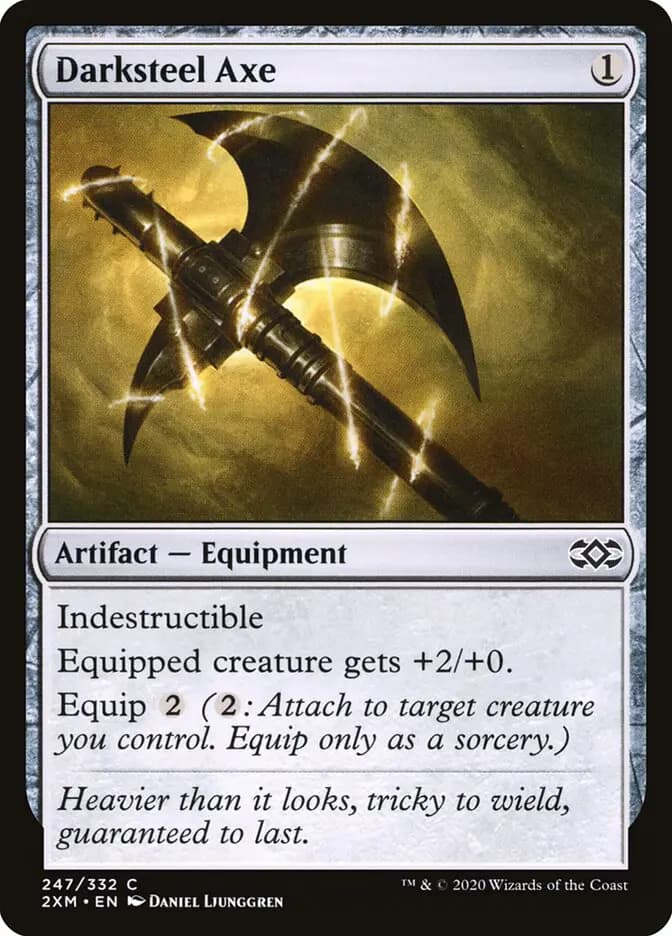 Card image of Darksteel Axe
