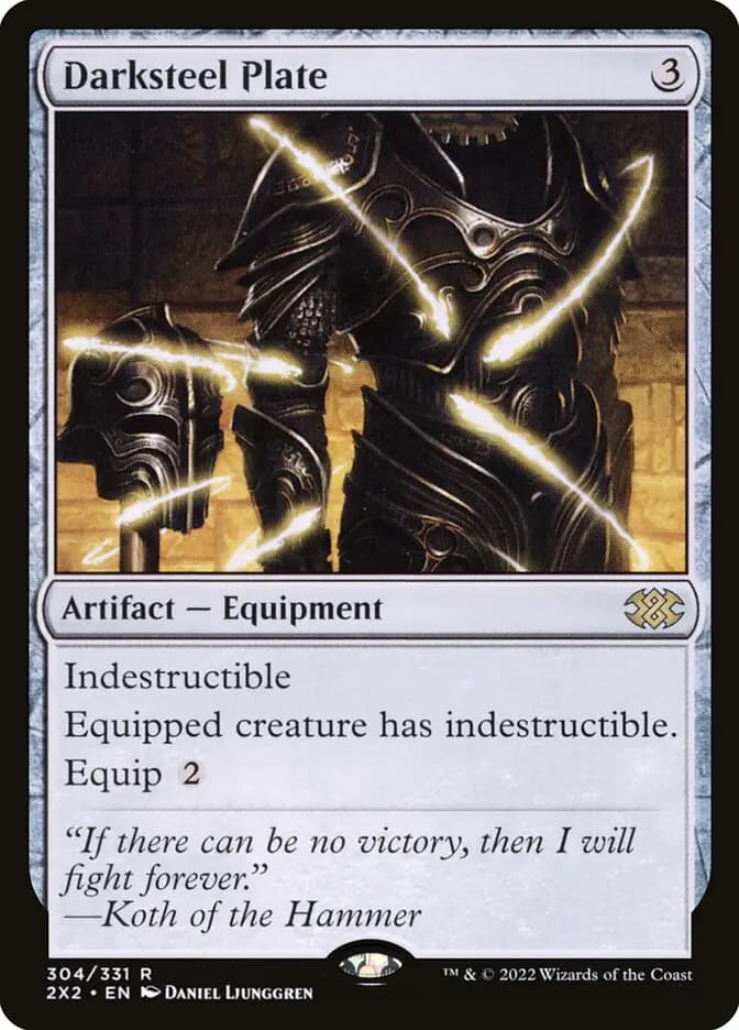 Card image of Darksteel Plate