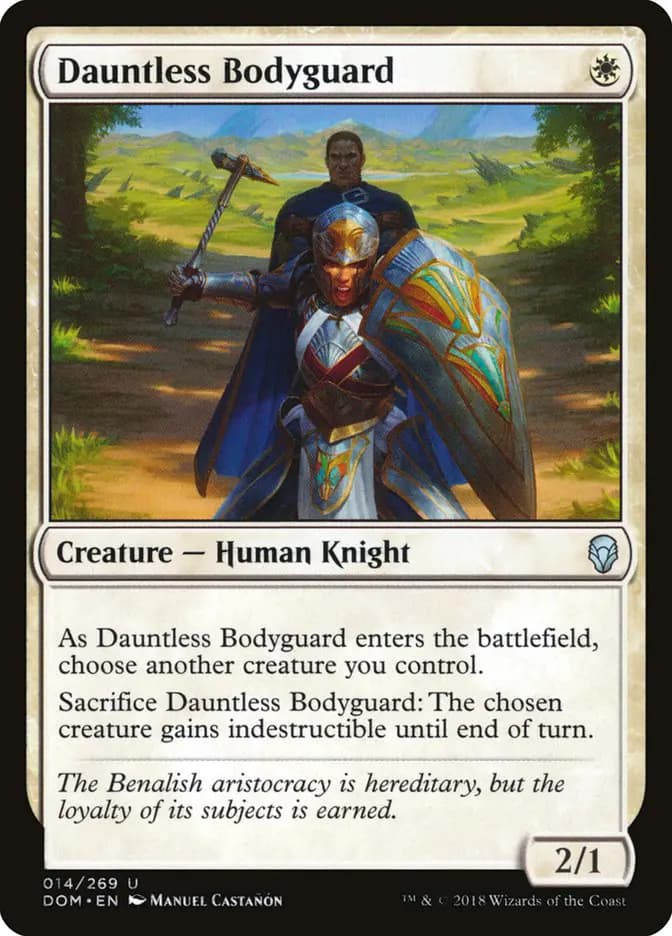 Card image of Dauntless Bodyguard