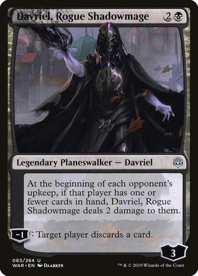 Card image of Davriel, Rogue Shadowmage