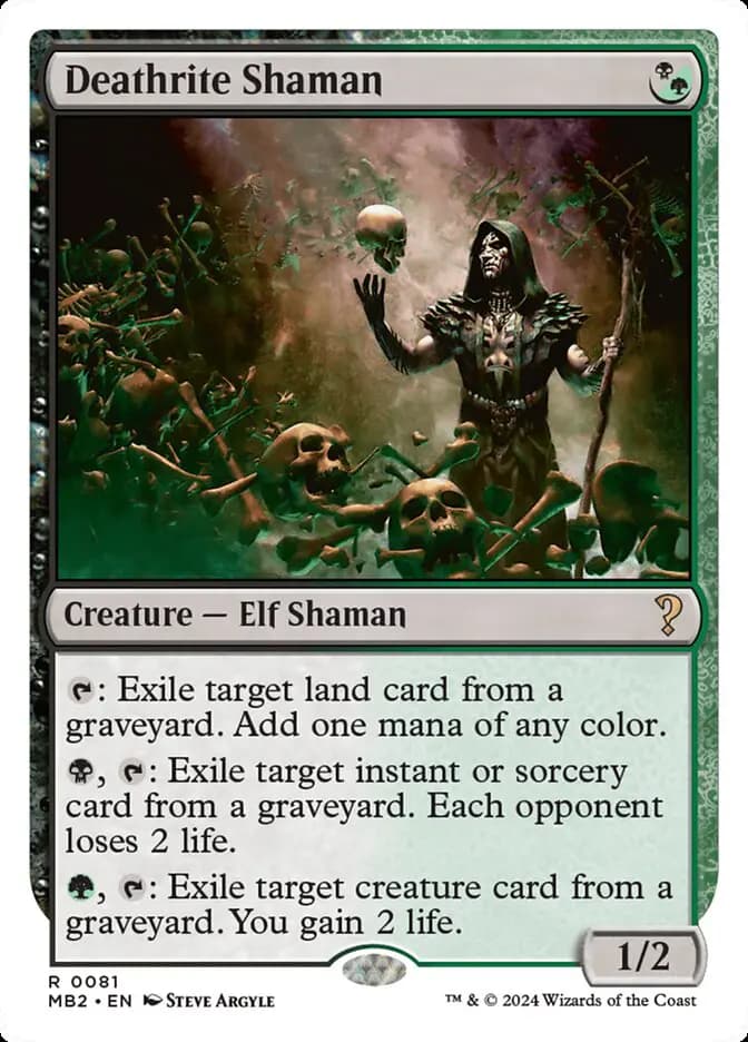 Card image of Deathrite Shaman