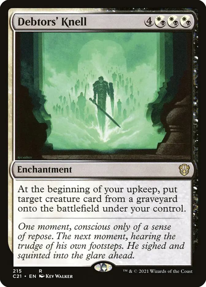 Card image of Debtors' Knell