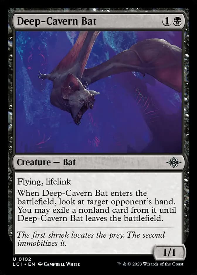 Card image of Deep-Cavern Bat