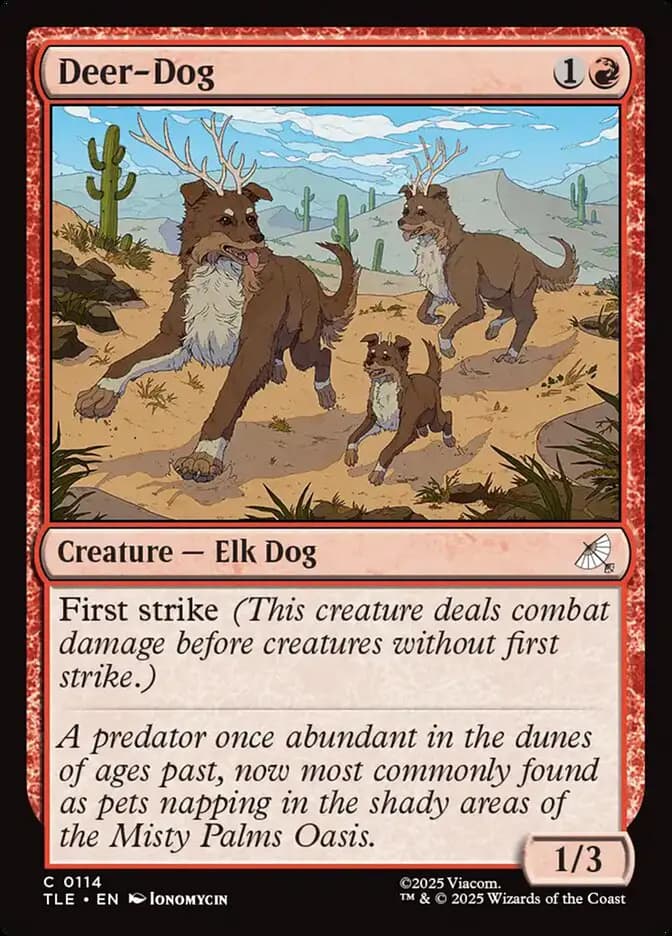Card image of Deer-Dog