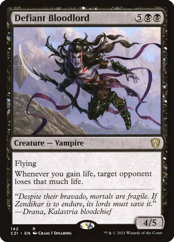 Card image of Defiant Bloodlord