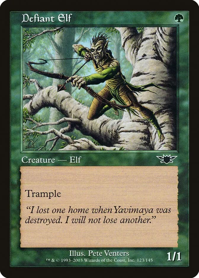 Card image of Defiant Elf
