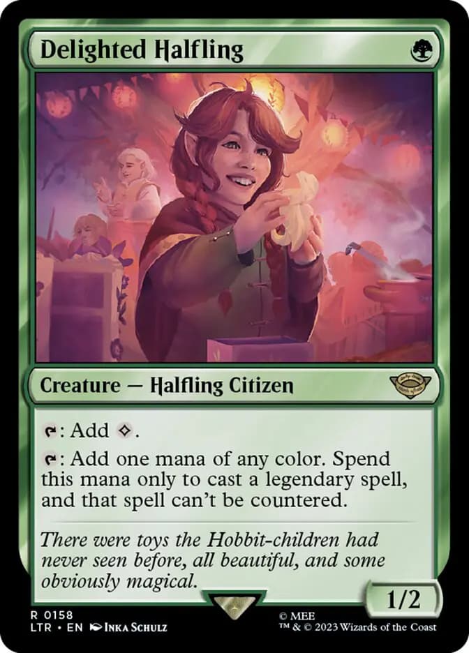 Card image of Delighted Halfling