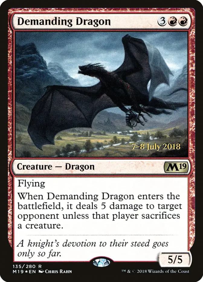 Card image of Demanding Dragon