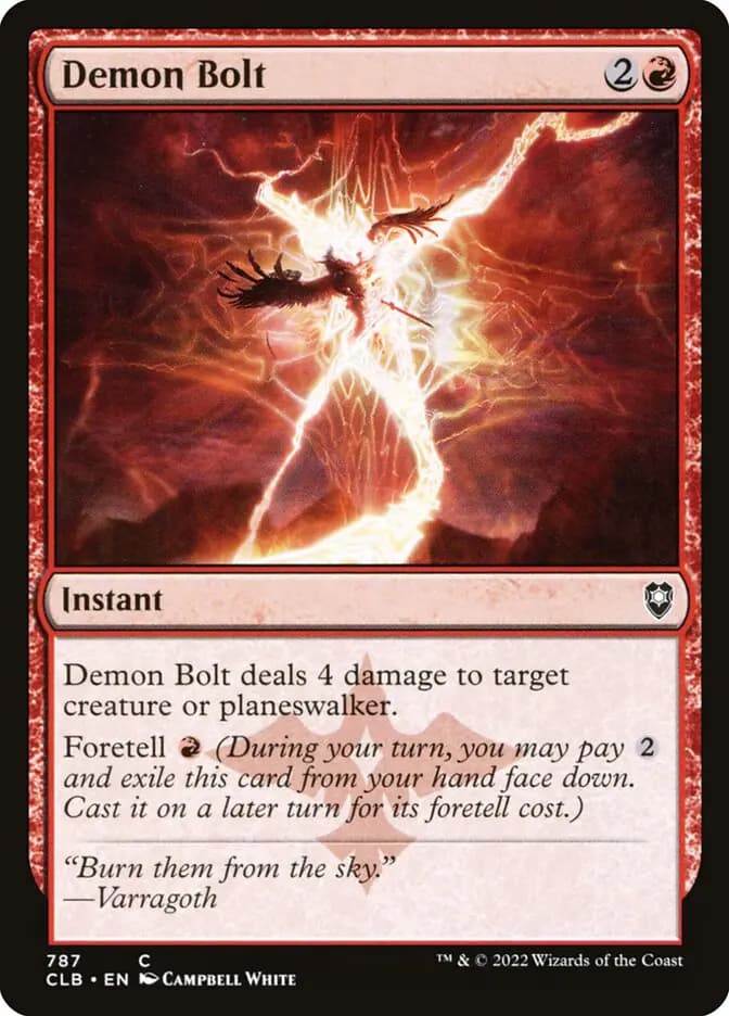 Card image of Demon Bolt