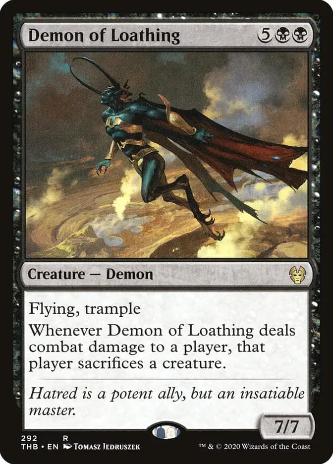 Card image of Demon of Loathing