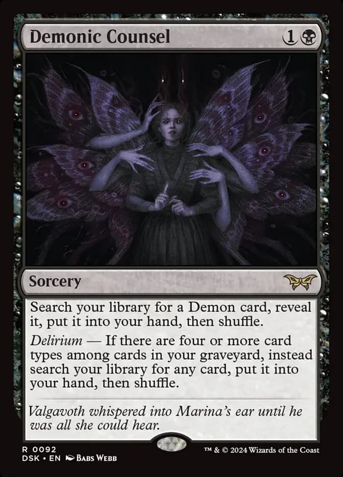 Card image of Demonic Counsel