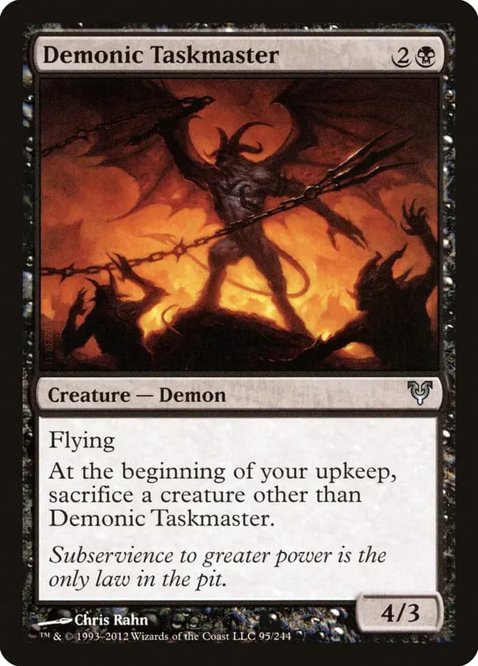 Card image of Demonic Taskmaster