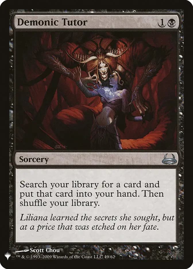 Card image of Demonic Tutor