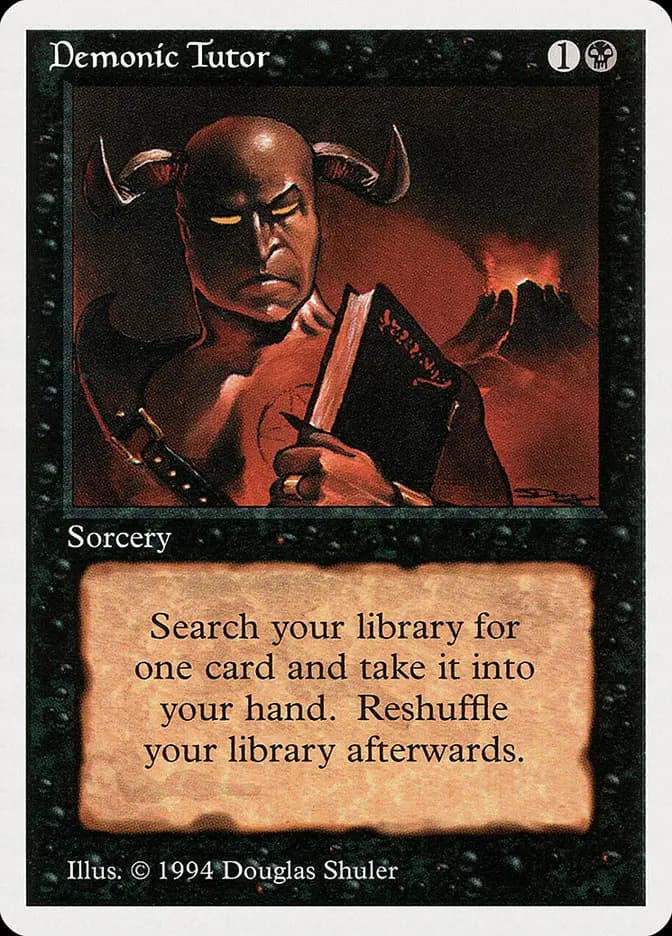 Card image of Demonic Tutor