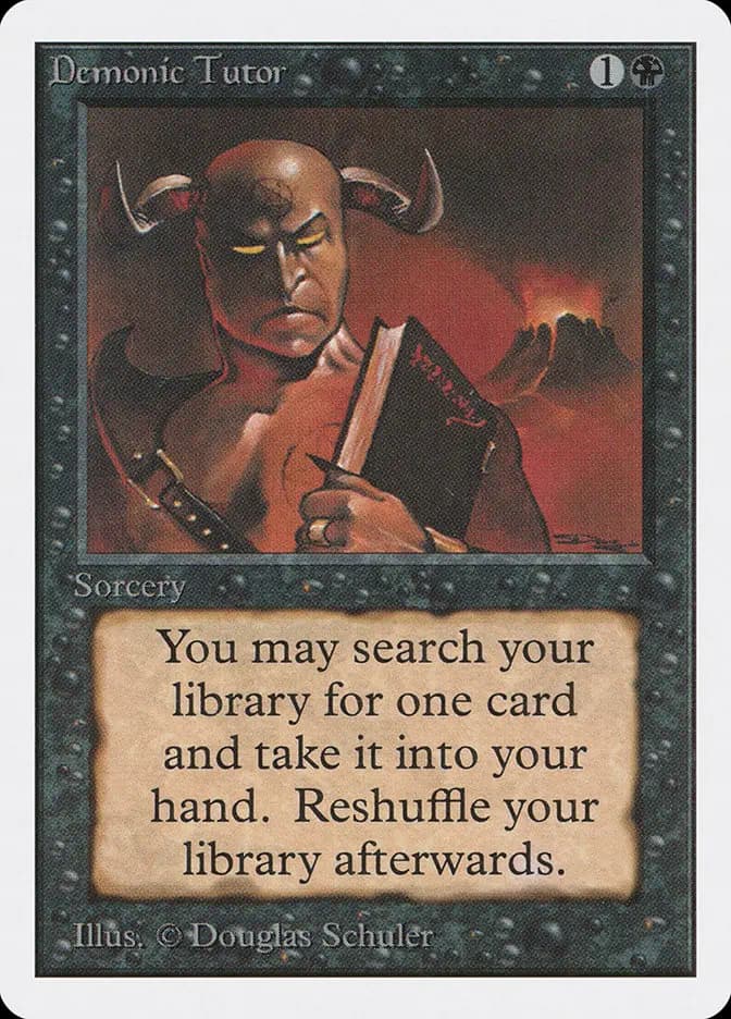 Card image of Demonic Tutor