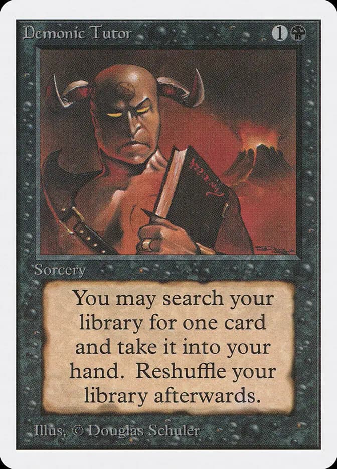 Card image of Demonic Tutor