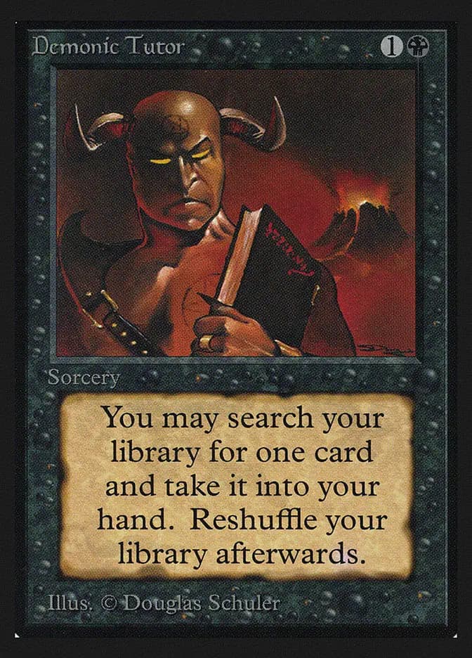 Card image of Demonic Tutor