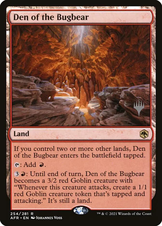 Card image of Den of the Bugbear