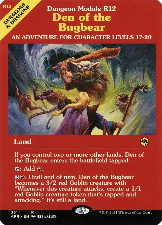 Card image of Den of the Bugbear