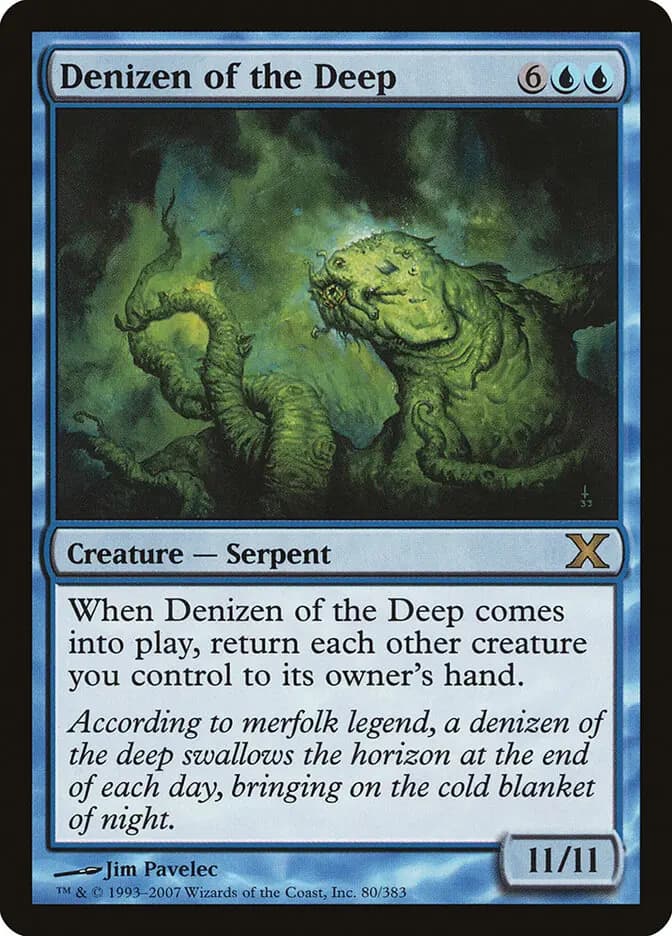 Card image of Denizen of the Deep