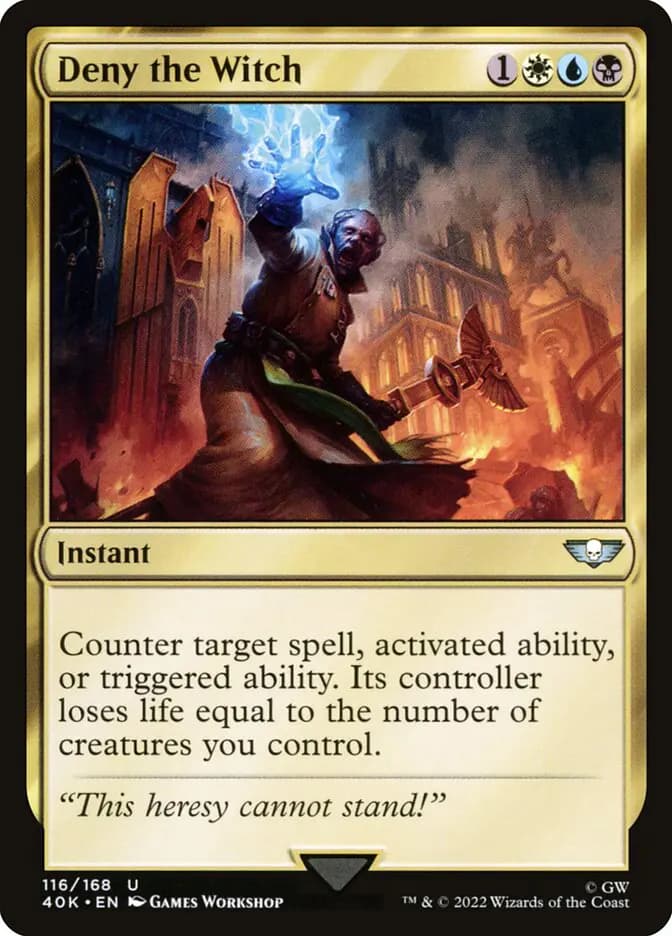 Card image of Deny the Witch