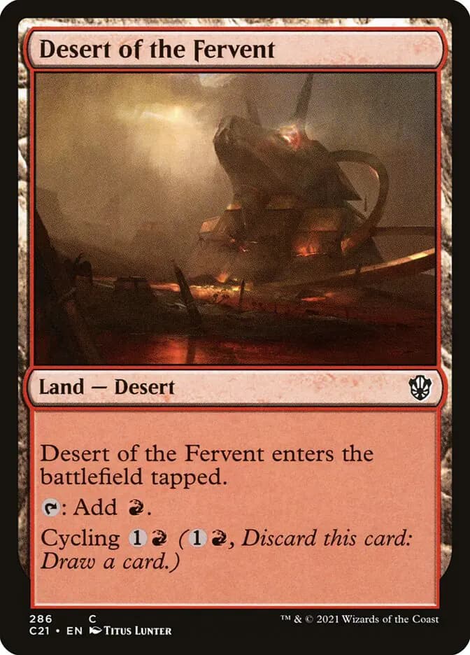Card image of Desert of the Fervent