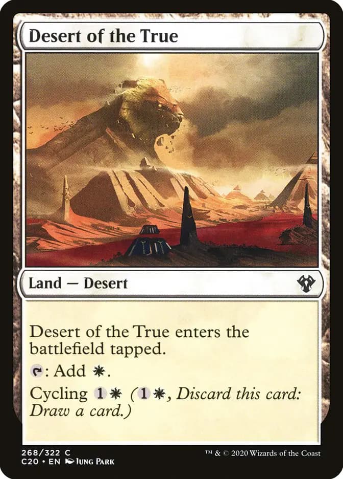 Card image of Desert of the True