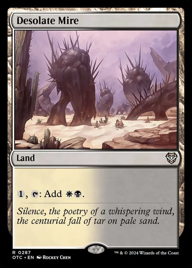 Card image of Desolate Mire