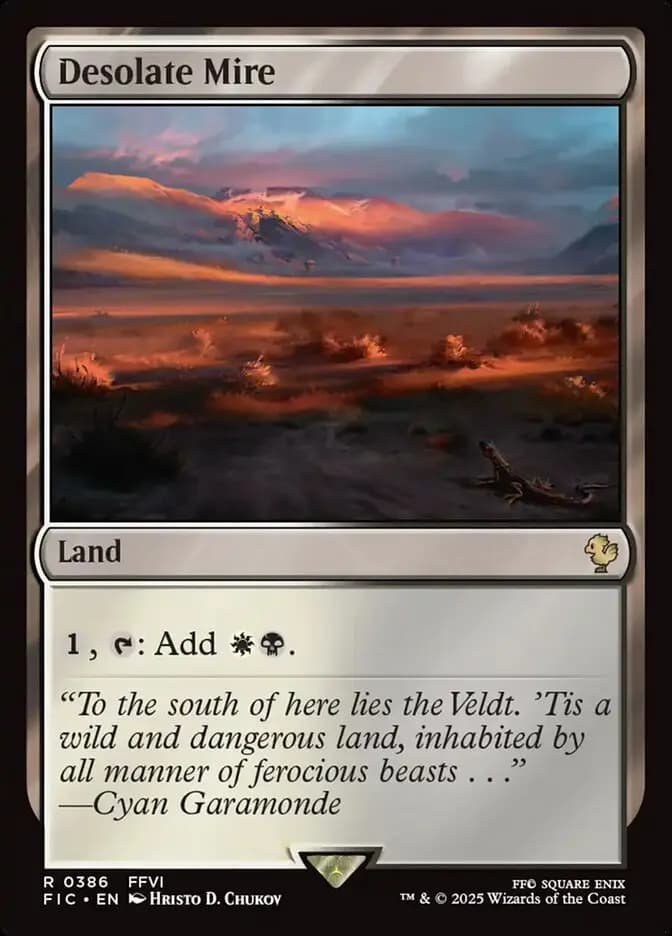 Card image of Desolate Mire