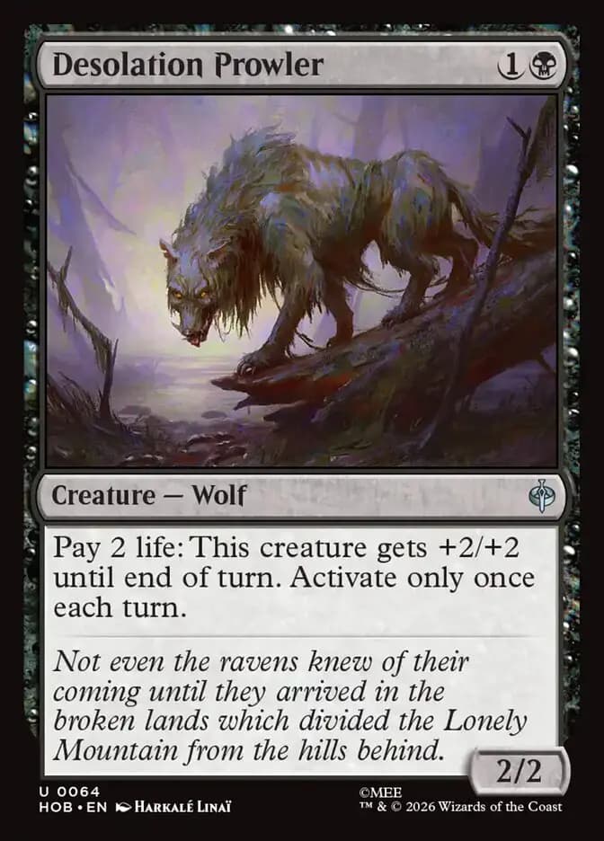 Card image of Desolation Prowler