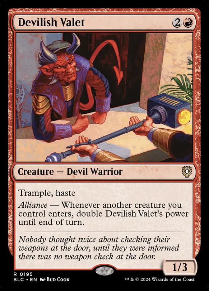 Card image of Devilish Valet