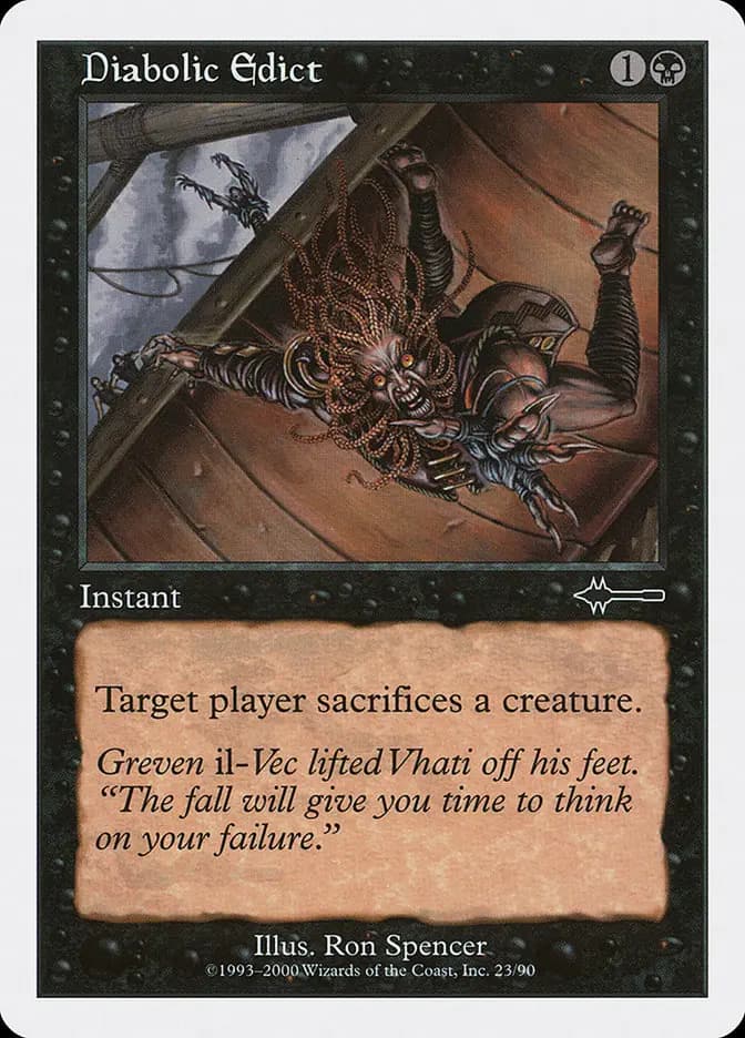 Card image of Diabolic Edict