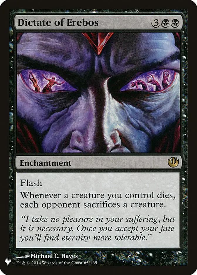 Card image of Dictate of Erebos
