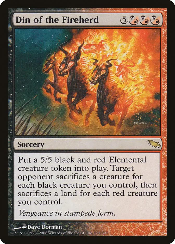 Card image of Din of the Fireherd