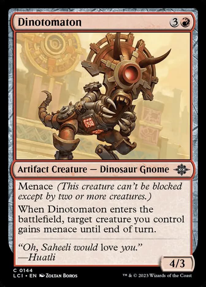 Card image of Dinotomaton