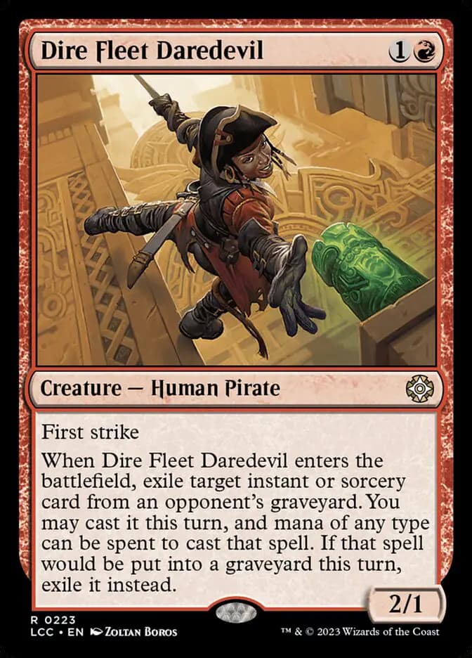 Card image of Dire Fleet Daredevil