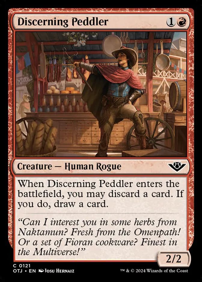 Card image of Discerning Peddler
