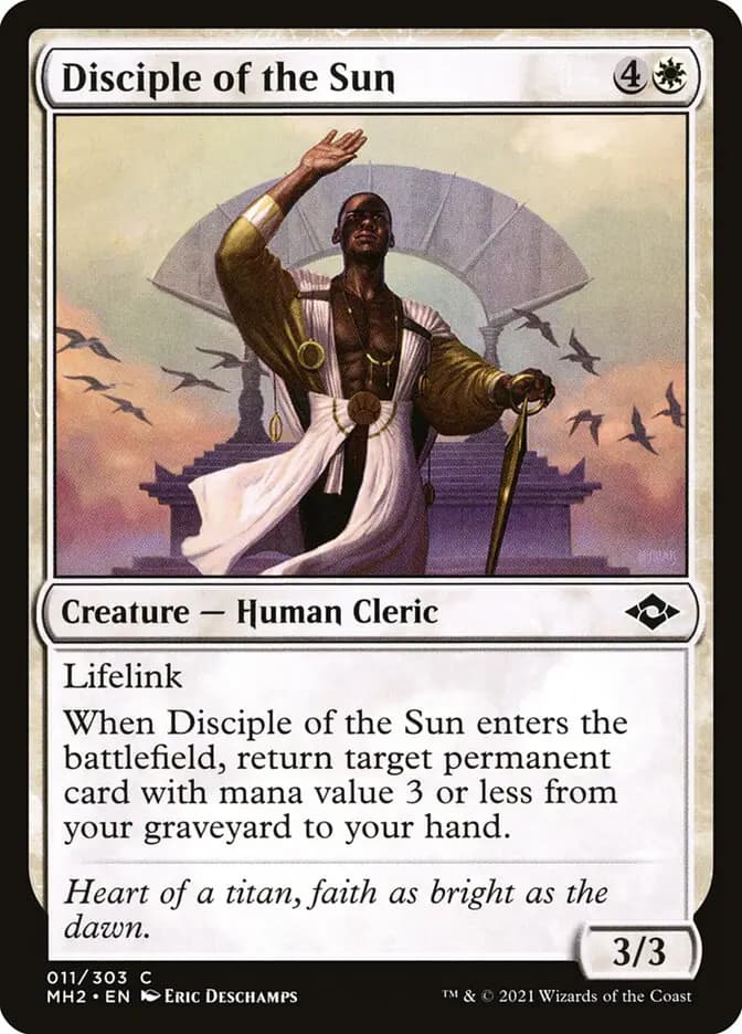 Card image of Disciple of the Sun