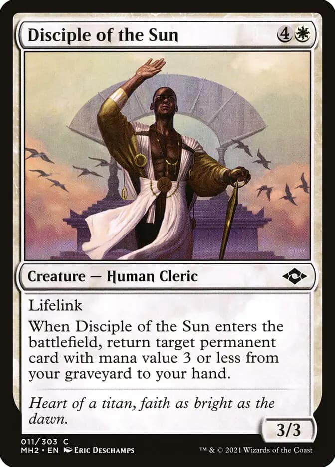 Card image of Disciple of the Sun