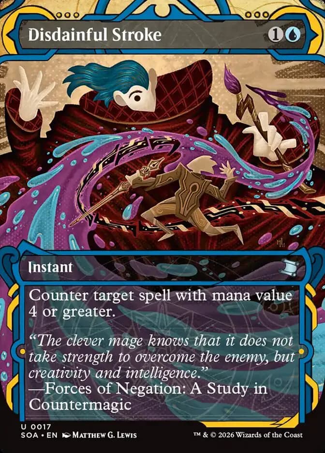 Card image of Disdainful Stroke