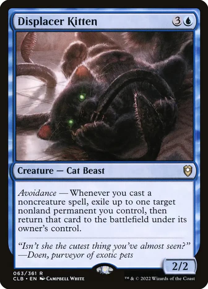 Card image of Displacer Kitten