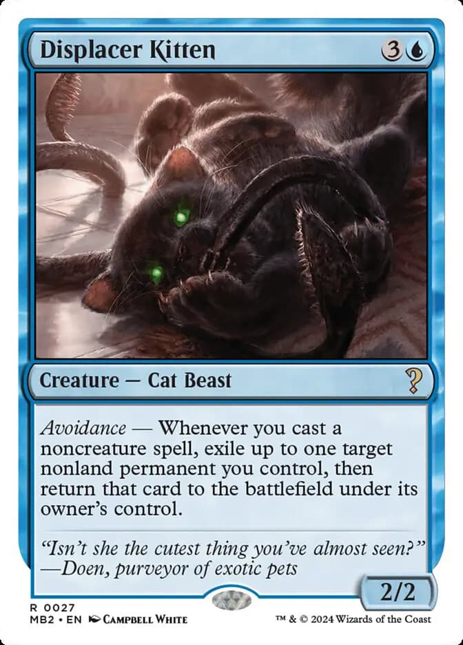 Card image of Displacer Kitten