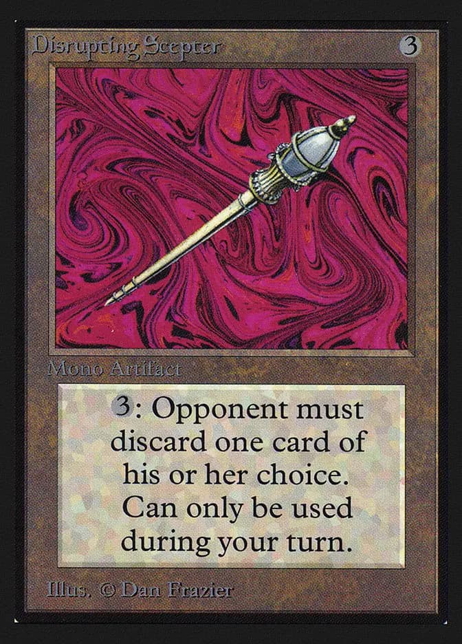 Card image of Disrupting Scepter