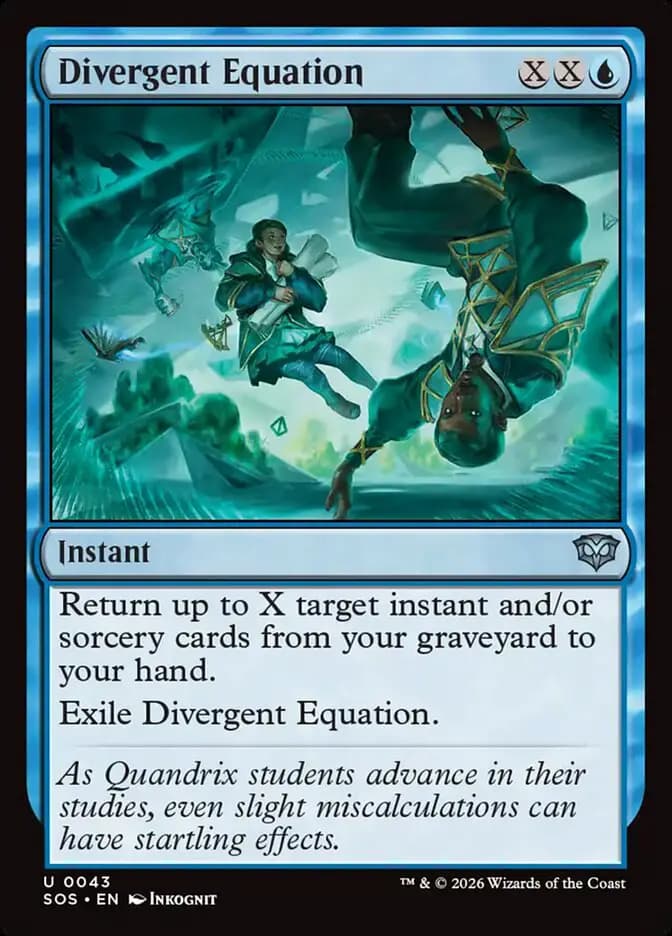 Card image of Divergent Equation